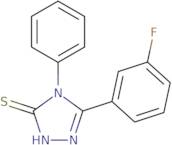 5-(3-Fluorophenyl)-4-phenyl-4H-1,2,4-triazole-3-thiol