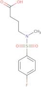 4-[[(4-Fluorophenyl)sulfonyl](methyl)amino]butanoic acid