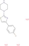 1-[4-(4-Fluorophenyl)-1,3-thiazol-2-yl]piperazine trihydrate