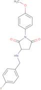 3-[(4-Fluorobenzyl)amino]-1-(4-methoxyphenyl)pyrrolidine-2,5-dione