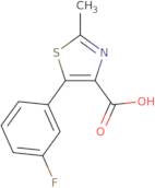 5-(3-Fluorophenyl)-2-methyl-1,3-thiazole-4-carboxylic acid