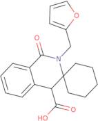 2'-(2-Furylmethyl)-1'-oxo-1',4'-dihydro-2'H-spiro[cyclohexane-1,3'-isoquinoline]-4'-carboxylic acid