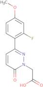 [3-(2-Fluoro-4-methoxyphenyl)-6-oxopyridazin-1(6H)-yl]acetic acid