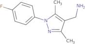 {[1-(4-Fluorophenyl)-3,5-dimethyl-1H-pyrazol-4-yl]methyl}amine hydrochloride