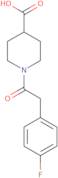 1-[(4-Fluorophenyl)acetyl]piperidine-4-carboxylic acid
