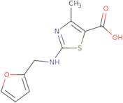 2-[(2-Furylmethyl)amino]-4-methyl-1,3-thiazole-5-carboxylic acid