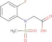 N-(2-Fluorophenyl)-N-(methylsulfonyl)glycine