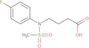 4-[(4-Fluorophenyl)(methylsulfonyl)amino]butanoic acid