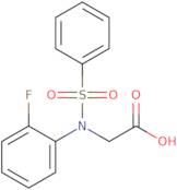 N-(2-Fluorophenyl)-N-(phenylsulfonyl)glycine