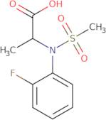 N-(2-Fluorophenyl)-N-(methylsulfonyl)alanine