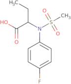 2-[(4-Fluorophenyl)(methylsulfonyl)amino]butanoic acid
