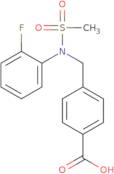 4-{[(2-Fluorophenyl)(methylsulfonyl)amino]methyl}benzoic acid