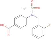 4-[(2-Fluorobenzyl)(methylsulfonyl)amino]benzoic acid