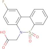 (9-Fluoro-5,5-dioxido-6H-dibenzo[c,e][1,2]thiazin-6-yl)acetic acid