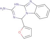 4-(2-Furyl)-1,4-dihydro[1,3,5]triazino[1,2-a]benzimidazol-2-amine