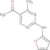 1-[2-(2-Furylamino)-4-methylpyrimidin-5-yl]ethanone