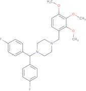1-[Bis(4-Fluorophenyl)methyl]-4-[(2,3,4-trimethoxyphenyl)methyl]piperazine