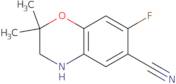 7-Fluoro-2,2-dimethyl-3,4-dihydro-2H-benzo[b][1,4]oxazine-6-carbonitrile