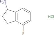 4-Fluoro-2,3-dihydro-1H-inden-1-amine hydrochloride