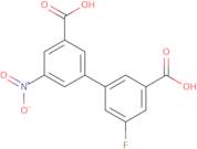 5-Fluoro-5'-nitro-[1,1'-biphenyl]-3,3'-dicarboxylic acid