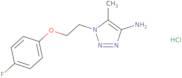 1-[2-(4-Fluorophenoxy)ethyl]-5-methyl-1H-1,2,3-triazol-4-amine hydrochloride