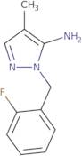 2-(2-Fluorobenzyl)-4-methyl-2H-pyrazol-3-ylamine