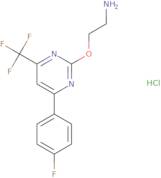 (2-{[4-(4-Fluorophenyl)-6-(trifluoromethyl)pyrimidin-2-yl]oxy}ethyl)amine