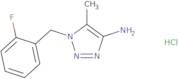 1-[(2-Fluorophenyl)methyl]-5-methyl-1H-1,2,3-triazol-4-amine hydrochloride