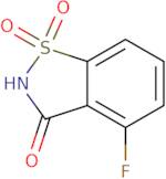 4-Fluoro-2,3-dihydro-1,2-benzothiazole-1,1,3-trione