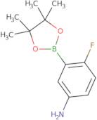 4-Fluoro-3-(4,4,5,5-tetramethyl-1,3,2-dioxaborolan-2-yl)aniline