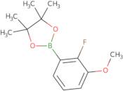 2-(2Fluoro-3-methoxyphenyl)-4,4,5,5-tetramethyl-1,3,2-dioxaborolane