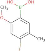 4-Fluoro-2-methoxy-5-methylphenylboronic acid