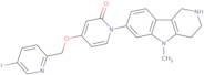 4- [(5- Fluoro- 2- pyridinyl) methoxy] - 1- (2, 3, 4, 5- tetrahydro- 5- methyl- 1H- pyrido[4, 3- b] indol- 7- yl) -2(1H) - pyridinon e