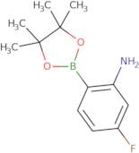 5-Fluoro-2-(4,4,5,5-tetramethyl-1,3,2-dioxaborolan-2-yl)aniline