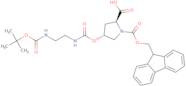 Fmoc-D-Hyp(2-Boc-aminoethyl-carbamoyl)-OH