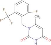 1-(2-Fluoro-6-(trifluoromethyl)benzyl)-6-methylpyrimidine-2,4(1h,3h)-dione