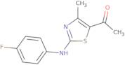 1-[2-(4-fluoroanilino)-4-methyl-1,3-thiazol-5-yl]-1-ethanone