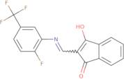 2-(((2-Fluoro-5-(trifluoromethyl)phenyl)amino)methylene)indane-1,3-dione