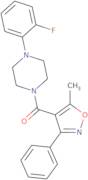 4-(2-fluorophenyl)piperazinyl 5-methyl-3-phenylisoxazol-4-yl ketone