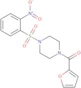 2-furyl 4-((2-nitrophenyl)sulfonyl)piperazinyl ketone