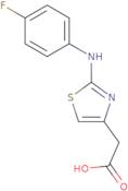 2-(4-(4-Fluorophenylamino)-3,5-thiazolyl)acetic acid