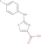 2-((4-Fluorophenyl)amino)-1,3-thiazole-4-carboxylic acid