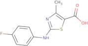 2-((4-Fluorophenyl)amino)-4-methyl-1,3-thiazole-5-carboxylic acid