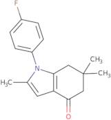 1-(4-Fluorophenyl)-2,6,6-trimethyl-5,6,7-trihydroindol-4-one