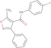 N-(4-Fluorophenyl)(5-methyl-3-phenylisoxazol-4-yl)formamide