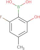 2-Fluoro-6-hydroxy-4-methylphenylboronic acid