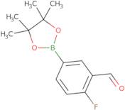 2-Fluoro-5-(4,4,5,5-tetramethyl-1,3,2-dioxaborolan-2-yl)benzaldehyde