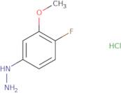 (4-Fluoro-3-methoxyphenyl)hydrazine hydrochloride