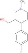 trans-4-(4-Fluorophenyl)-3-hydroxymethyl-1-methylpiperidine