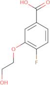 4-Fluoro-3-(2-hydroxyethoxy)benzoic acid